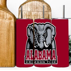 Alabama Crimson Tide 20 Oz Skinny Sublimated Tumbler